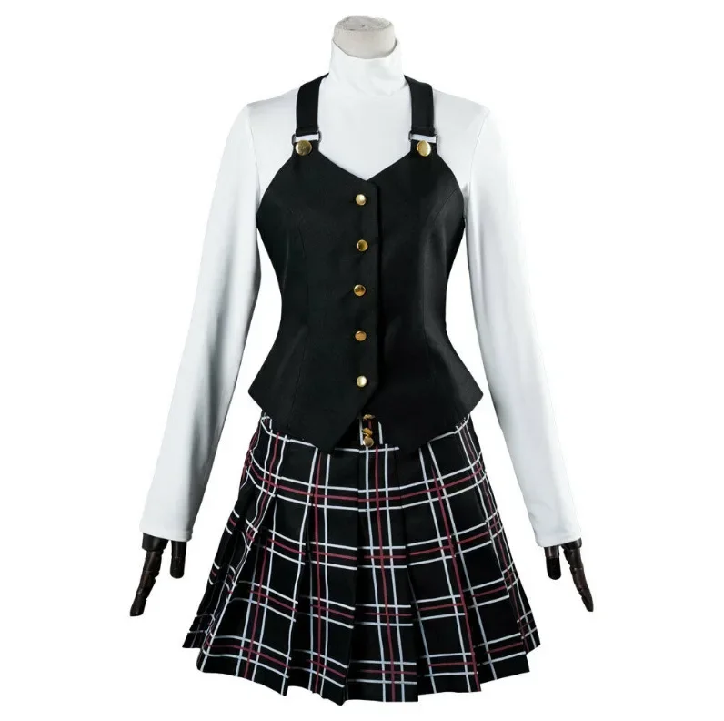 

Person 5 Cosplay Costume Queen Makoto Niijima Cosplay Costume for Woman School Uniform Halloween Carnival Party Dress Costume