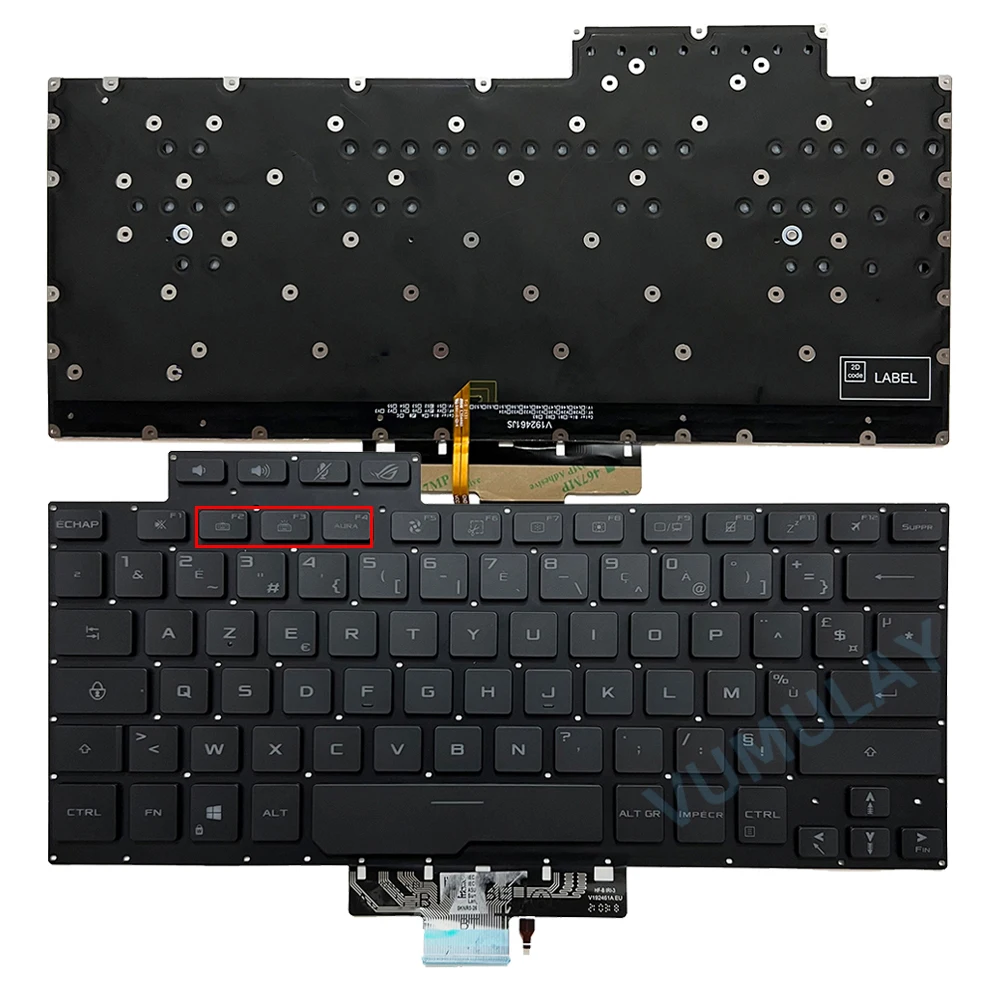 

AZERTY клавиатура для ASUS ROG Zephyrus GA401 GA401I GA401QC GA401QE GA401QH GA401QM GA401IHR GA401IV GA401U GA401M GA401QM французский