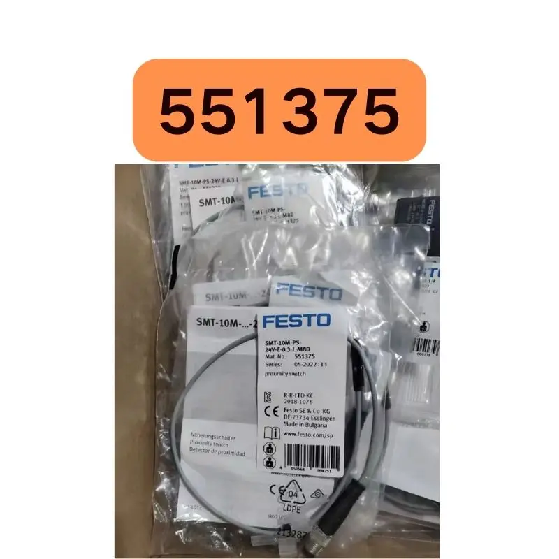 New proximity switch SMT-10M-PS-24V-E-0.3-L-M8D 551375 in stock for quick delivery