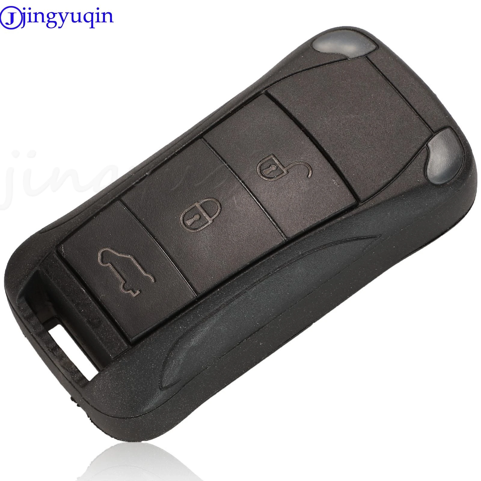 jingyuqin 3/4 Buttons Keyless Go Smart Remote Folding Car Key Fob 315/433MHZ ID46 PCF7942 Chip For Porsche Cayenne