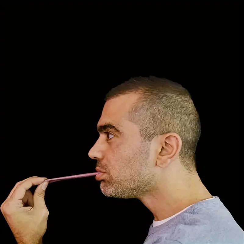 1pc Realistic Fake Tongue Toy - Ultra-Realistic Simulation, Soft Rubber Material, Magic-Like Lifelike Appearance - Perfect for H