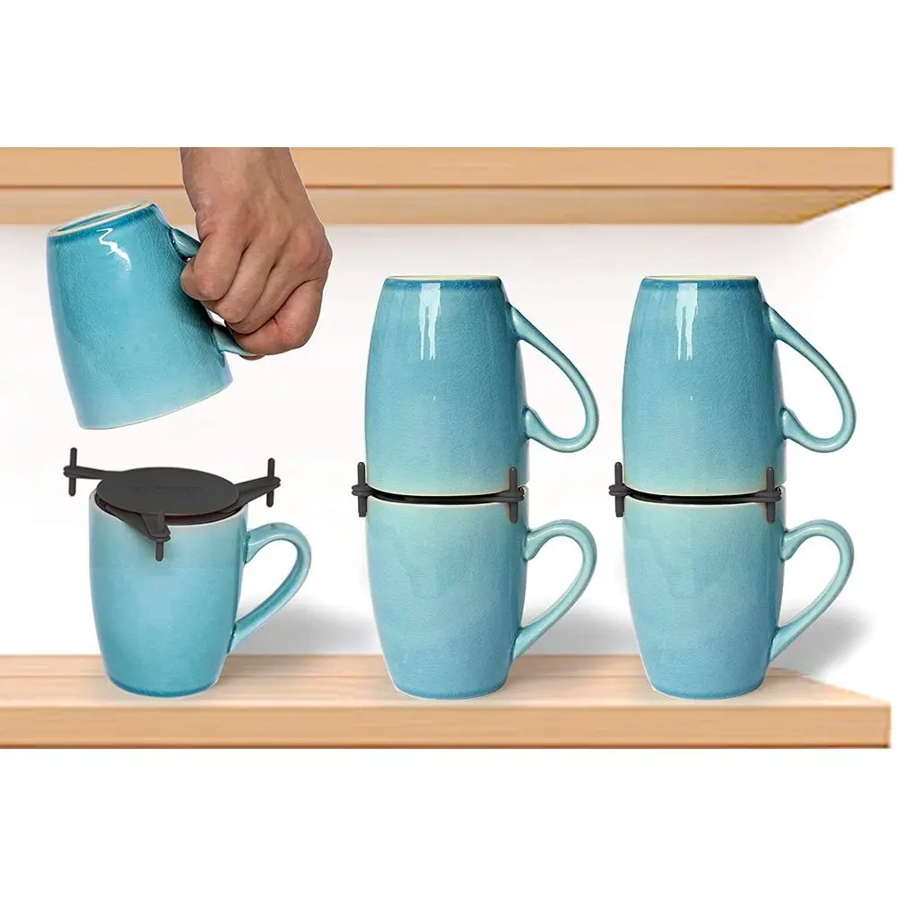 

Органайзеры и системы хранения для кухонных шкафов Coee Mug, органайзер для полок кухонных шкафов - организация пространства в шкафах и кладовках, расширяемые и штабелируемые приспособления