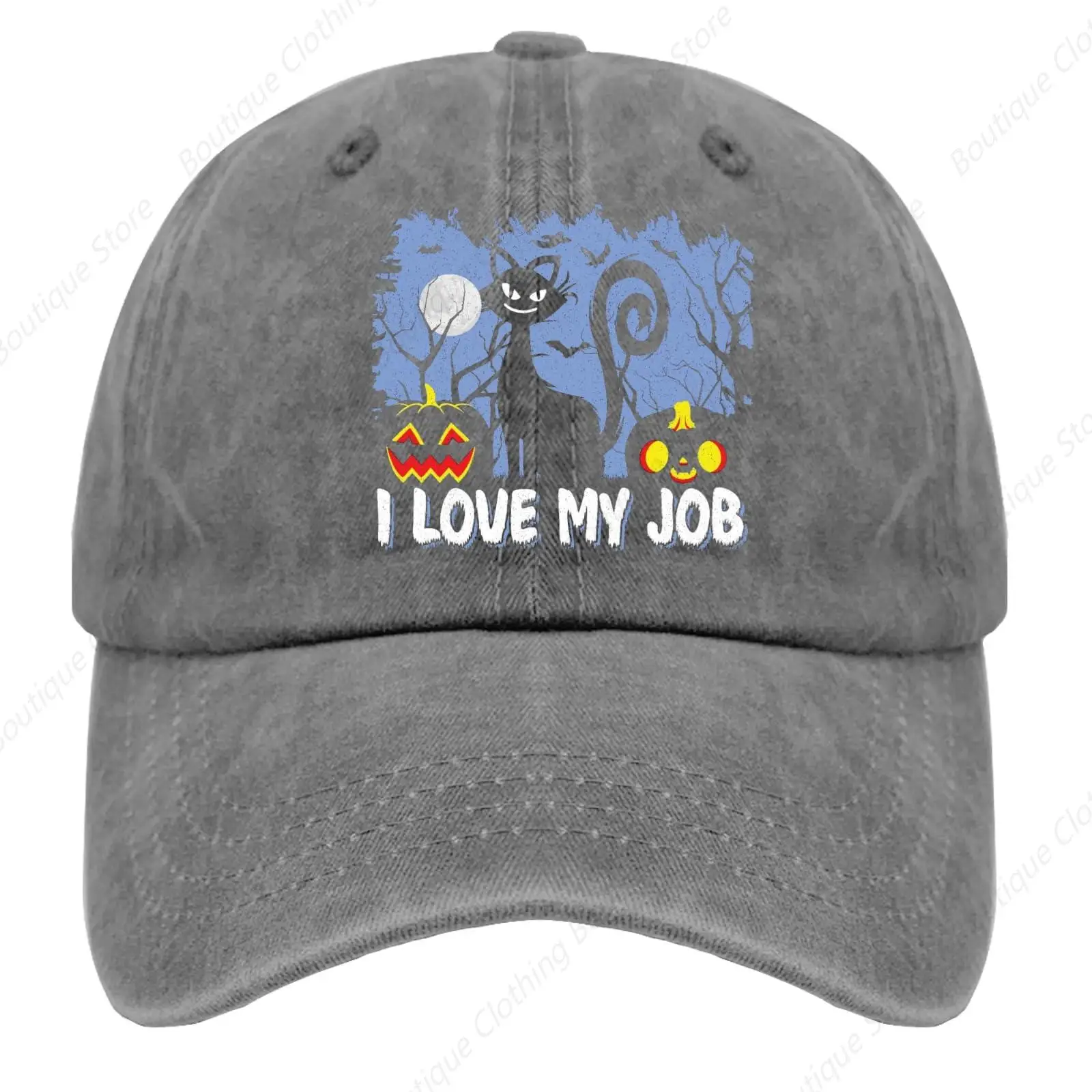 

I Love My Job Sun hat Anime hat Pigment Gray Womens Sun hat Gifts for Boyfriends Golf Hats