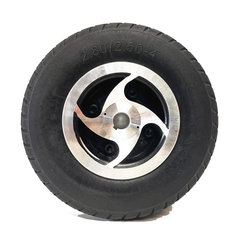 

Solid Tires 9inch 2 80/2 50 4 for Elderly Scooter Wheels Polyurethane Construction Shock Absorption with Tire Tread Design