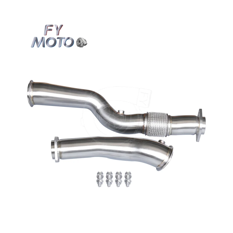 Exhaust Downpipe for b mw M2 G87 M3 M4 G80 G82 S58 89-76mm Without Bracket