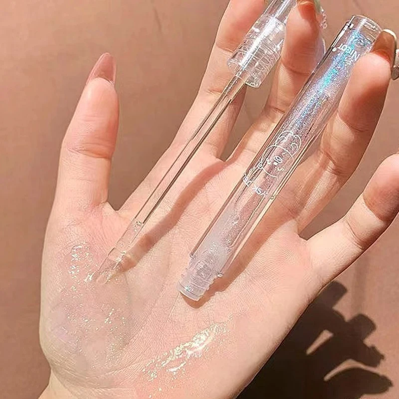 블루 파인 다이아몬드 클리어 립글로스 펄리 시덕시브 립글레이즈 샤이니 립스 롱래스팅 워터프루프 젤리 투트 립 오일 밤 메이크업