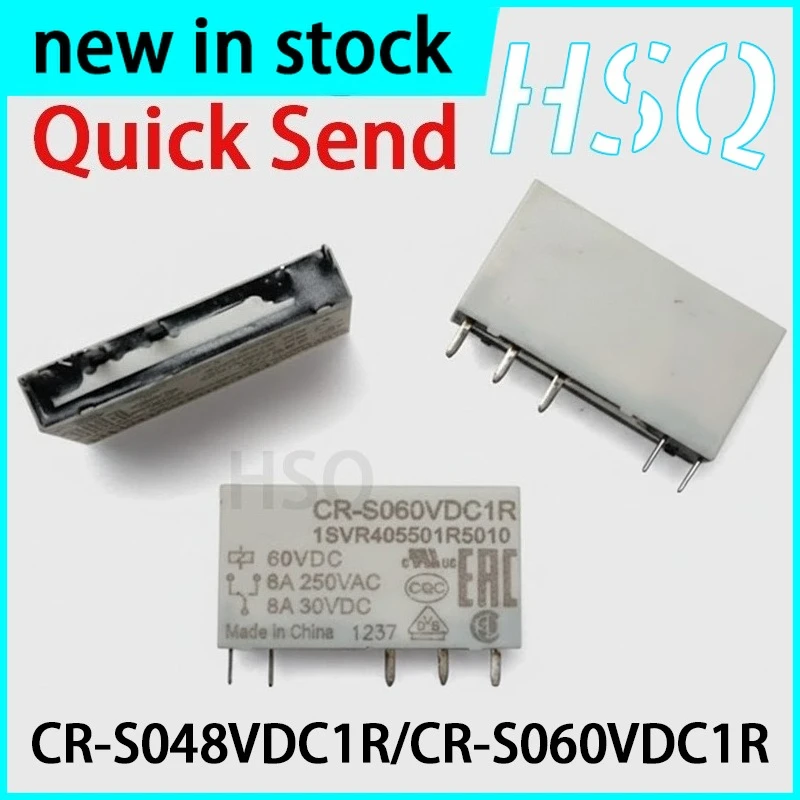 1PCS New CR-S048VDC1R 48VDC/CR-S060VDC1R 60VDC 5-pin 6A Relay
