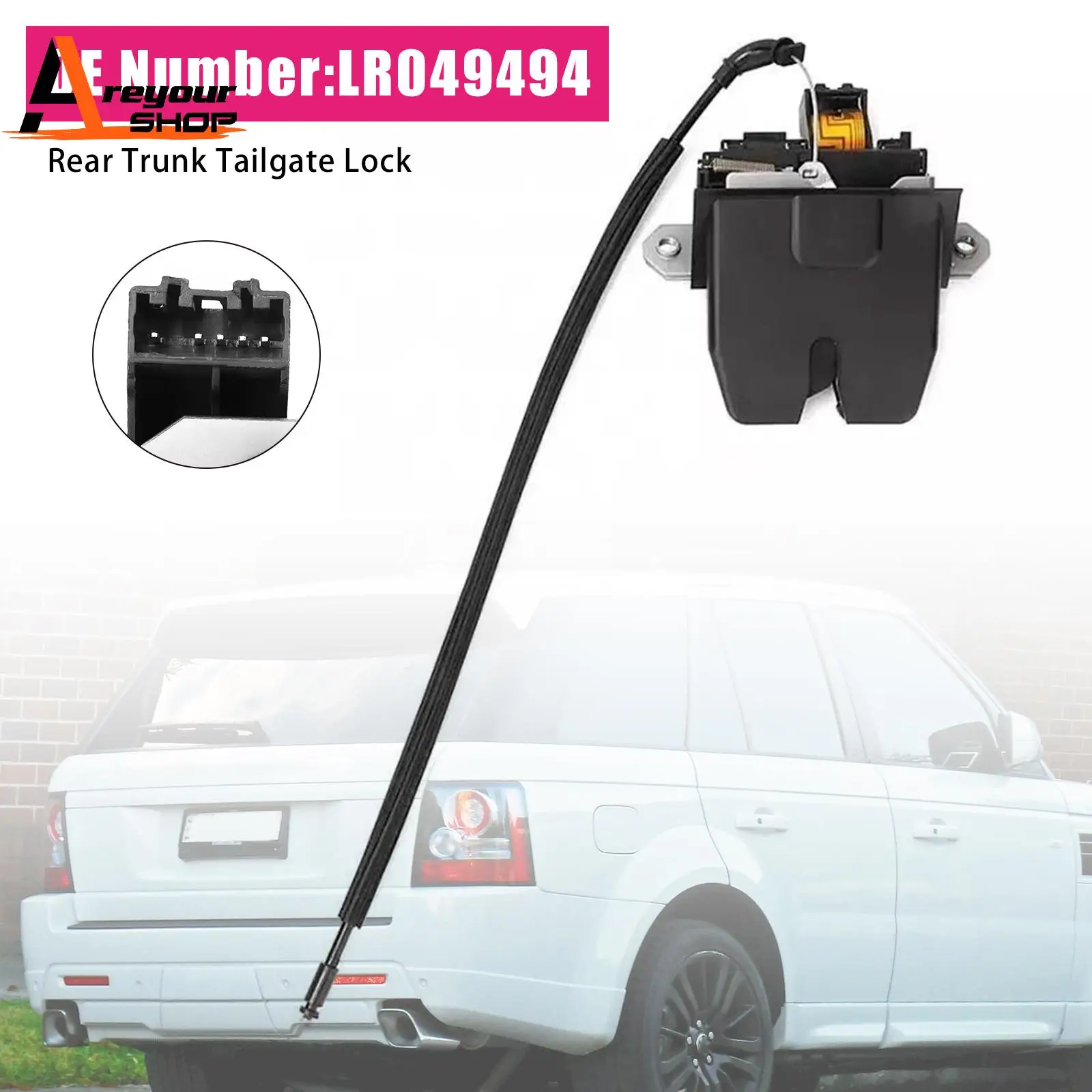 

Areyourshop Замок задней двери багажника LR049494 для Range Rover Sports L320 2010 2011 2012 2013