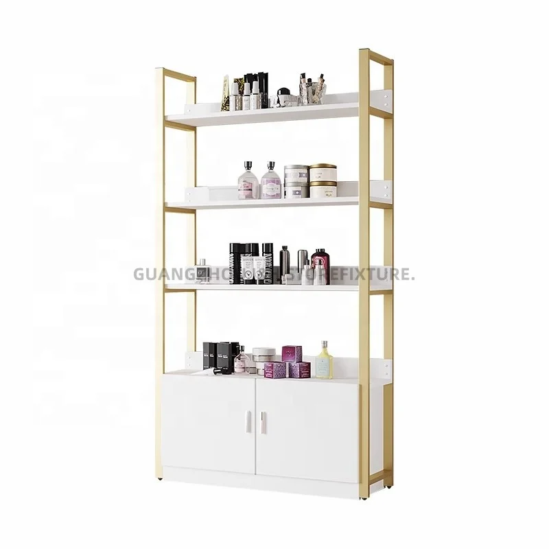 Customized. Custom Cosmetic Shop Display Rack Design 3 4 5 Layers Makeup Cosmetic Display Stand Floor Standing Metal Cosmetics S