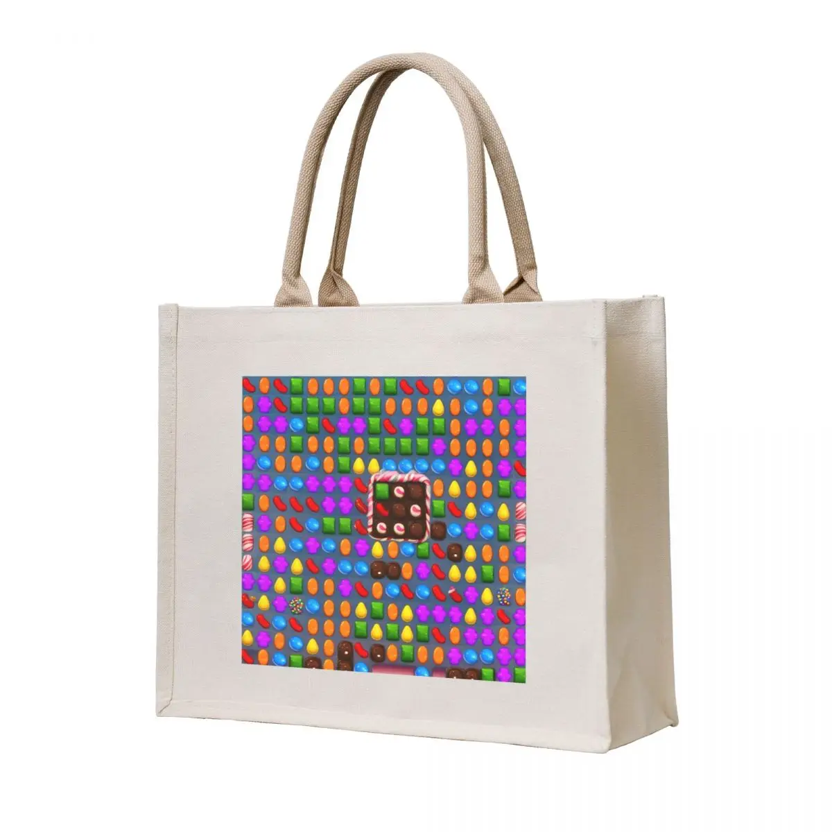 

candy crush saga Tote Bag custom tote bag shopper bag women canvas tote men's Big