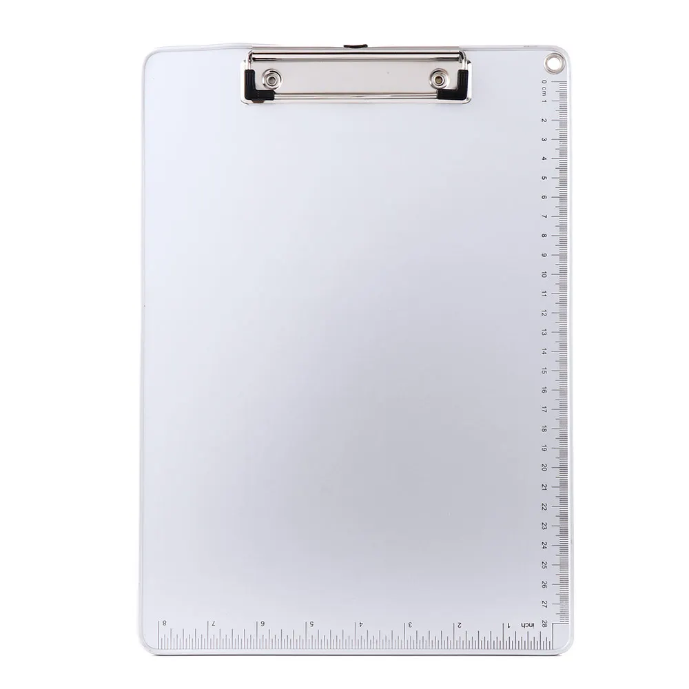 

Aluminum Alloy Paper Ticket Storage File Folder Collect Book Clipboard Writing Pads Writing Board Clip A4 Document Holder