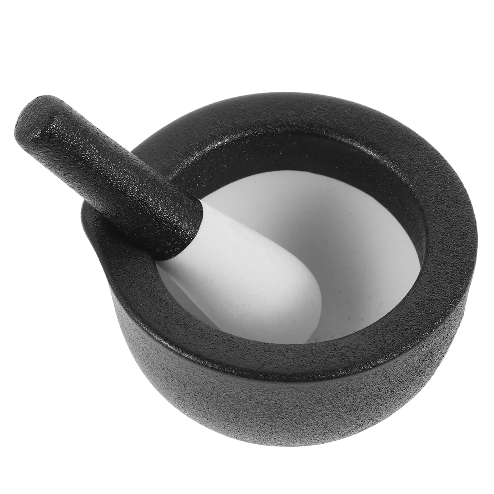 

1Set Ceramic Grinding Bowl Pestle Kit Ergonomic Mortar for Kitchen Spice Garlic Medicine Crushing Seasoning Powder Preparation