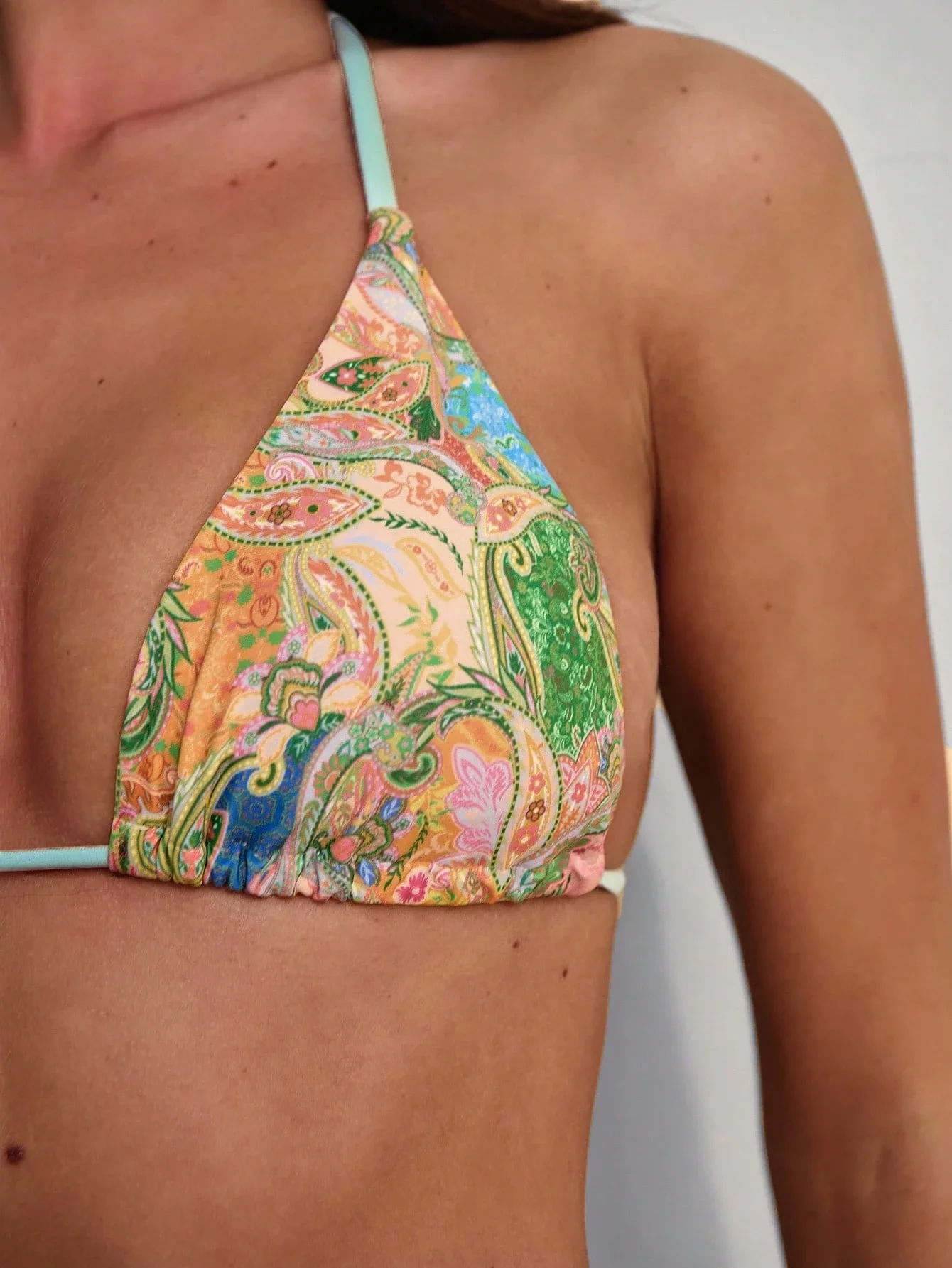 

Яркий комплект бикини в стиле бохо из 3 предметов с принтом пейсли и узором кешью, с юбкой-накидкой, летний купальник Y2K для женщин