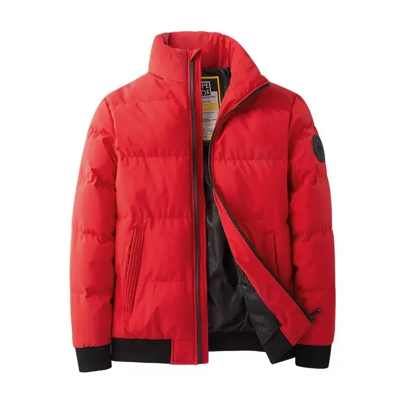 Winter New Fashion Trend Thick Warm Cotton Jacket For Men's Casual Loose Sports Windproof Large Size High-Quality Jacket M-5XL
