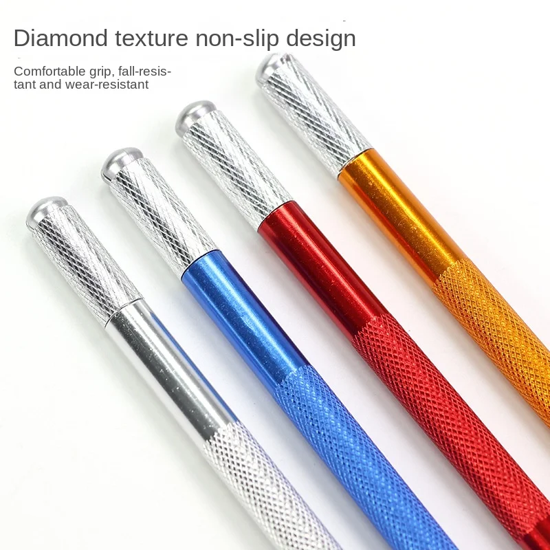 

TE-10 Aluminum Alloy Engraving Knife Handle Multifunctional Non-Slip for Motherboard BGA Chip Glue Cleaning Blade Handle