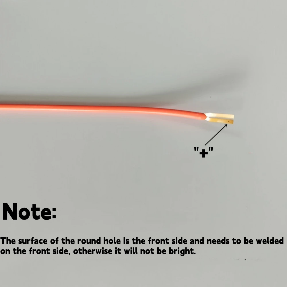 Free Cut Flexibles LED-Filament für LED-Birne 25 mm, 80 mm, 110 mm, 128 mm, 190 mm, 255 mm, 300 mm, DC 3 V, Lampenzubehör, Diode, DIY-Teile – Detail 3