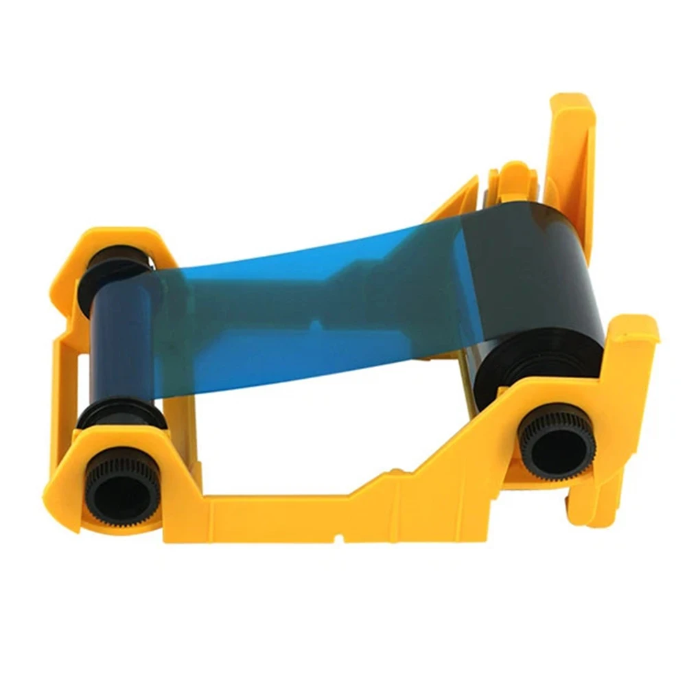 For Zebra P110i Compatible For YMCKO Ribbon 800017-240 Features Four Color Layers Plus Transparent O Coating for Balanced Output