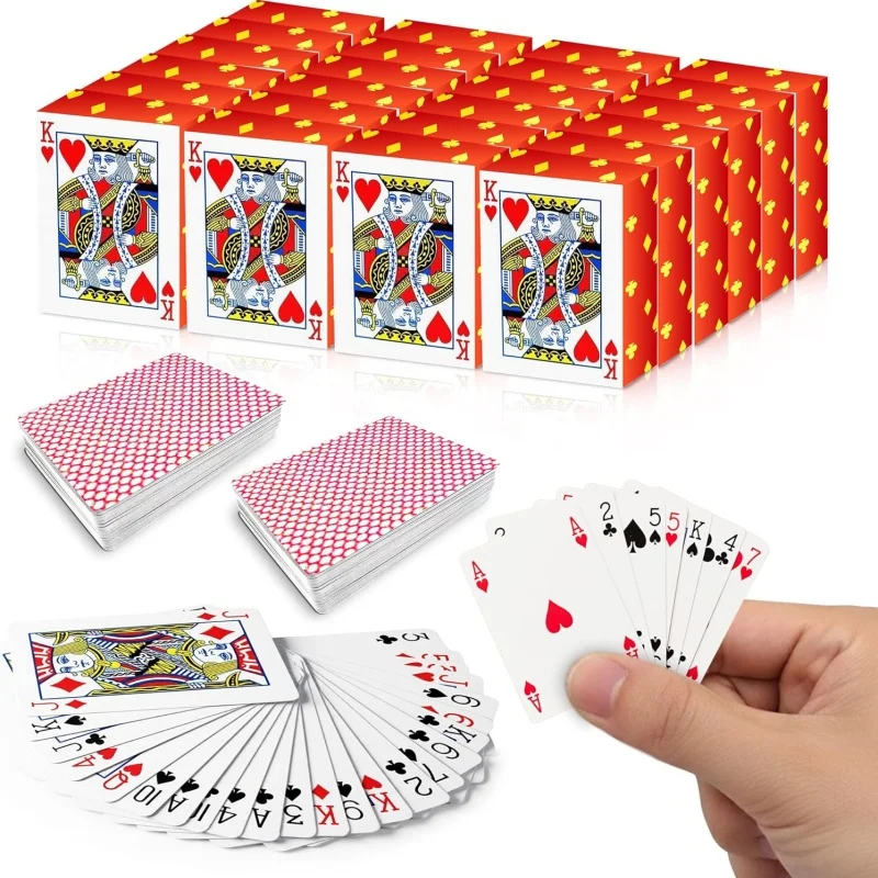 Mini Playing Cards Party Spoof Fun Smal Playing Cards Miniature Poker Cards Mini Poker Game for Teen Adults Novelty Party Gift