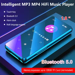 Portable MP3 Player Bluetooth 5.0 HiFi Lossless Music Player Mini MP4 Video Playback With FM Radio E-Book Recording For Walkman
