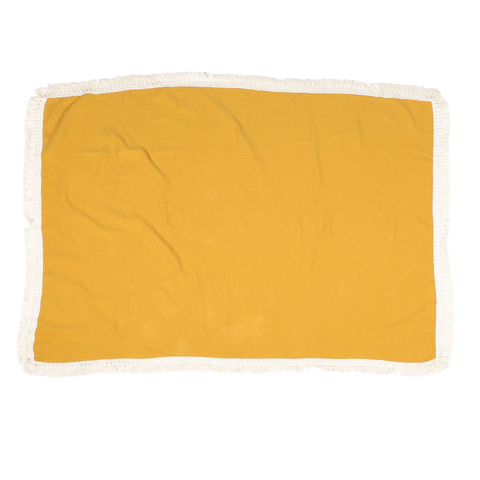 

Baby Blanket with Tassels Cotton Swaddle Wrap for Newborns Soft Lightweight Breathable Infant Receiving Blanket for Boys and