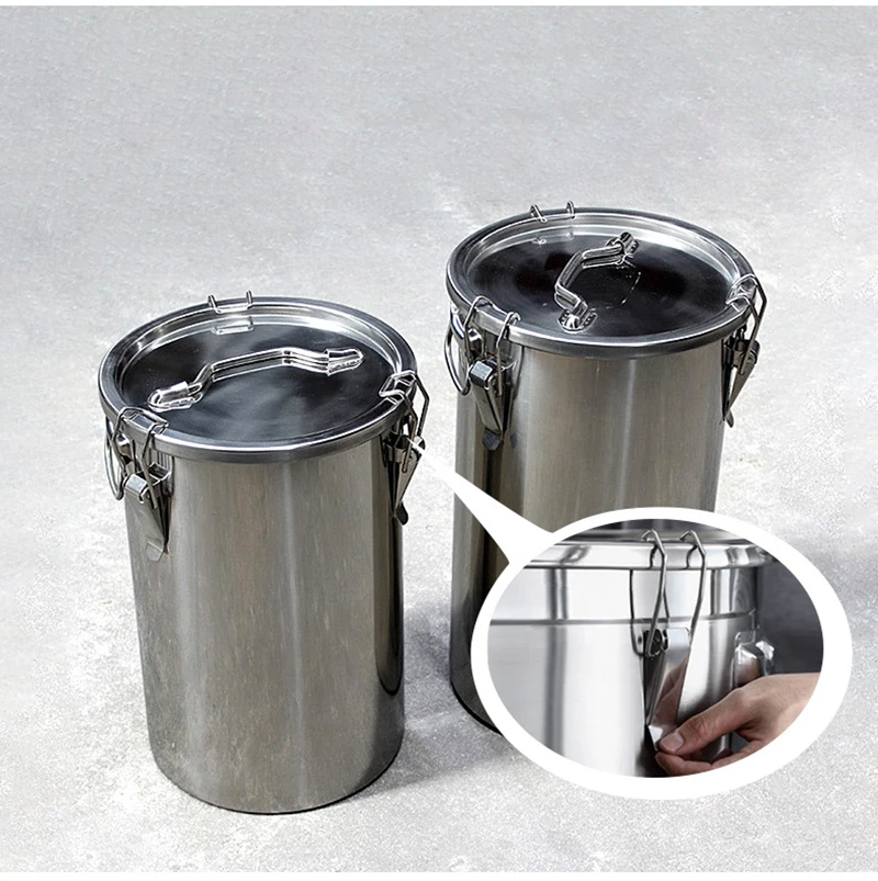 Niklowana klamra z dziobem kaczki Zamek hakowy Beczka uszczelniająca do szczelnych wiader Żelazny materiał Blokada beczki Sprzęt do przechowywania Pojemniki