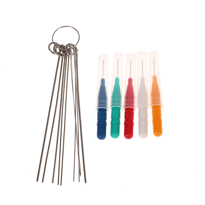 

10pcs/lot Hygiene Dental Soft Floss Sticks Toothpick Teeth Cleaning Tooth Flossing Head Plastic Interdental Brush