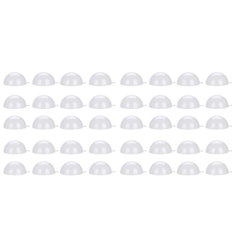 Ornamenti natalizi per matrimoni con palline di plastica trasparente riempibili da 20 pezzi