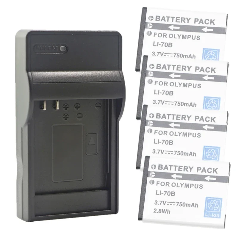 Li-70B Battery or Charger for Olympus VG-110 VG-120 VG-130 VG-140 VG-145 VG-150 VG-160 VR-120 VR-130 VR-140 VR-145 X-940 X-990