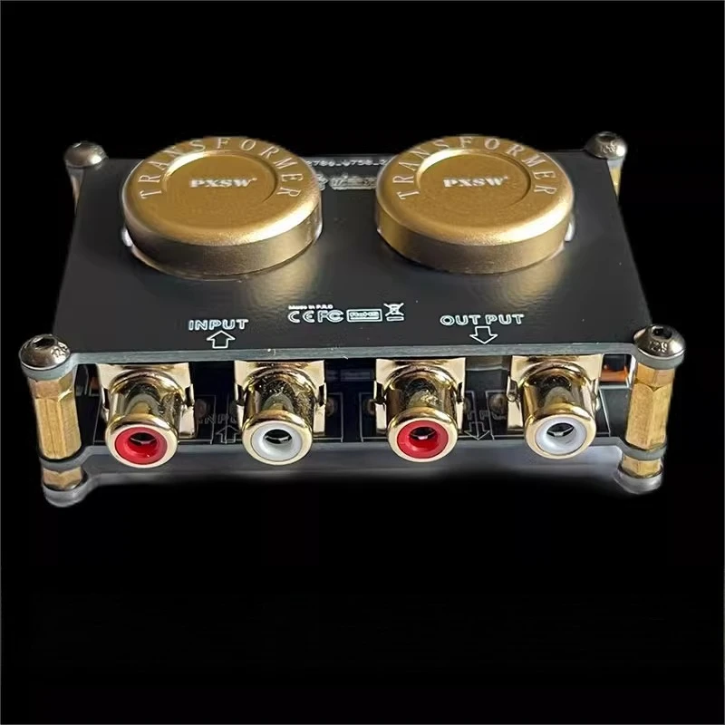 Audio isolator boosts voltage, eliminates current noise, enhances timbre, passive front-end, increases amplification gain