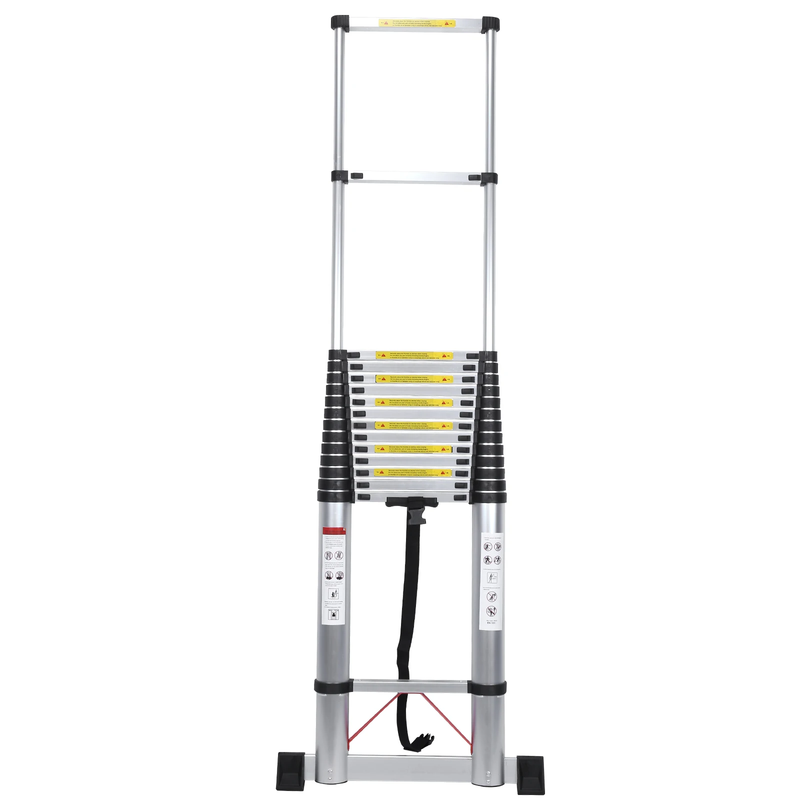 

Telescoping Ladder 23.62 FT Aluminum Multi-Purpose Extension Ladder Heavy Duty 330lbs Max Capacity for Home RV and Outdoor Work