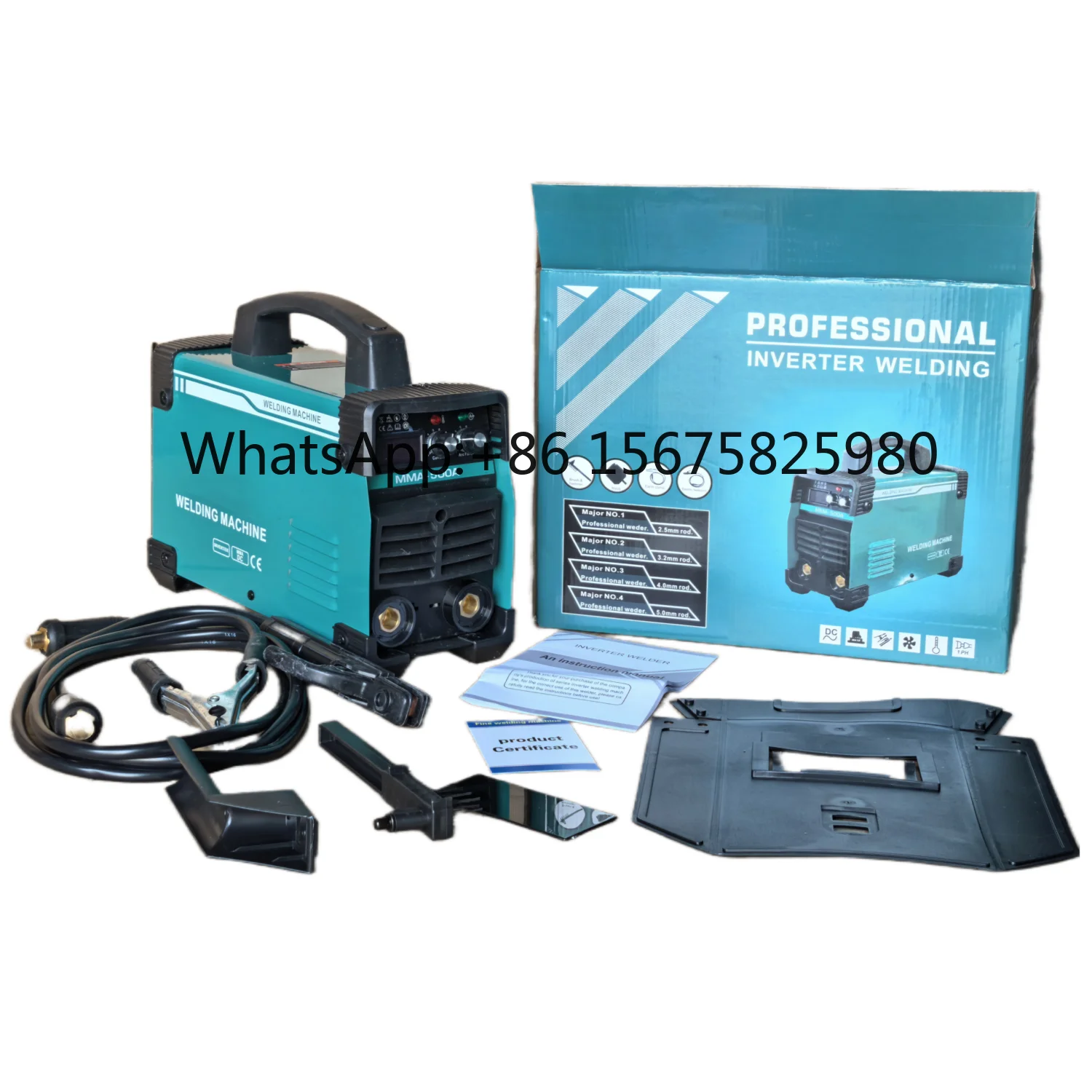 220V Single Phase MMA-500 Stick Welder IGBT Inverter Mini Electric Welding Machine