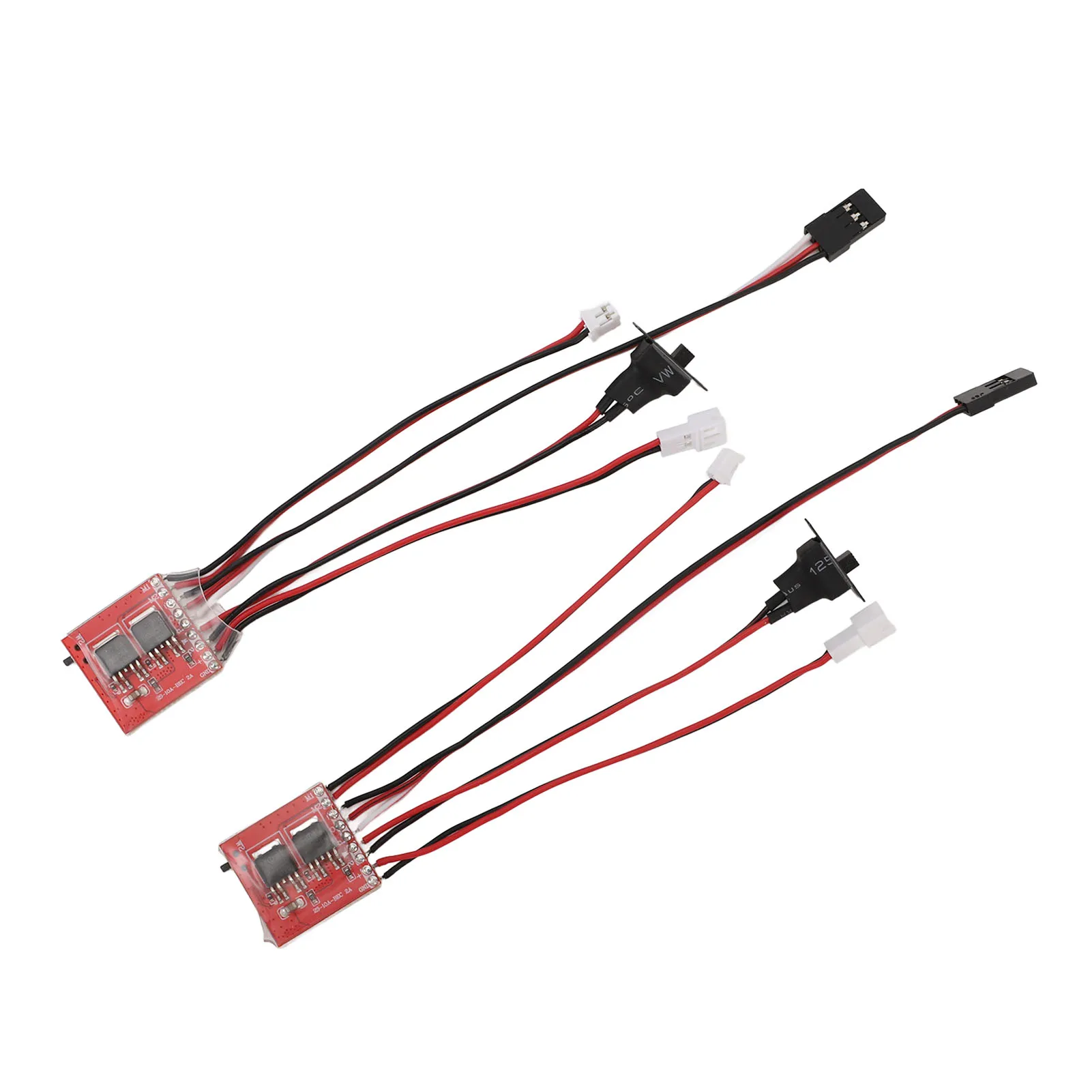 2Pcs 30A Micro Brushed ESC Winch Control Bidirectional ESC Speed Controller Accessories with Brake for Axial SCX24 1/24