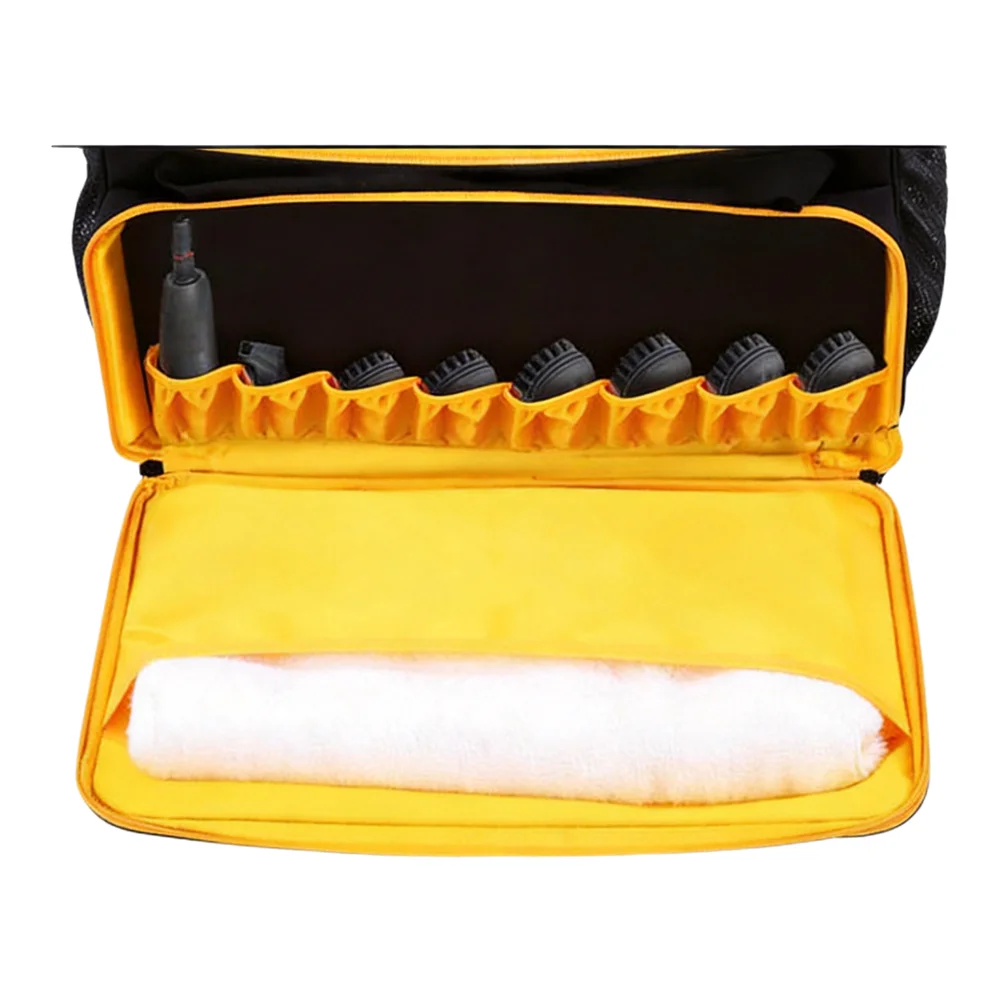 Portable Case Yellow black Steam Cleaner Bag 600D Oxford Cloth Detachable Shoulder Strap Multi-compartment Design