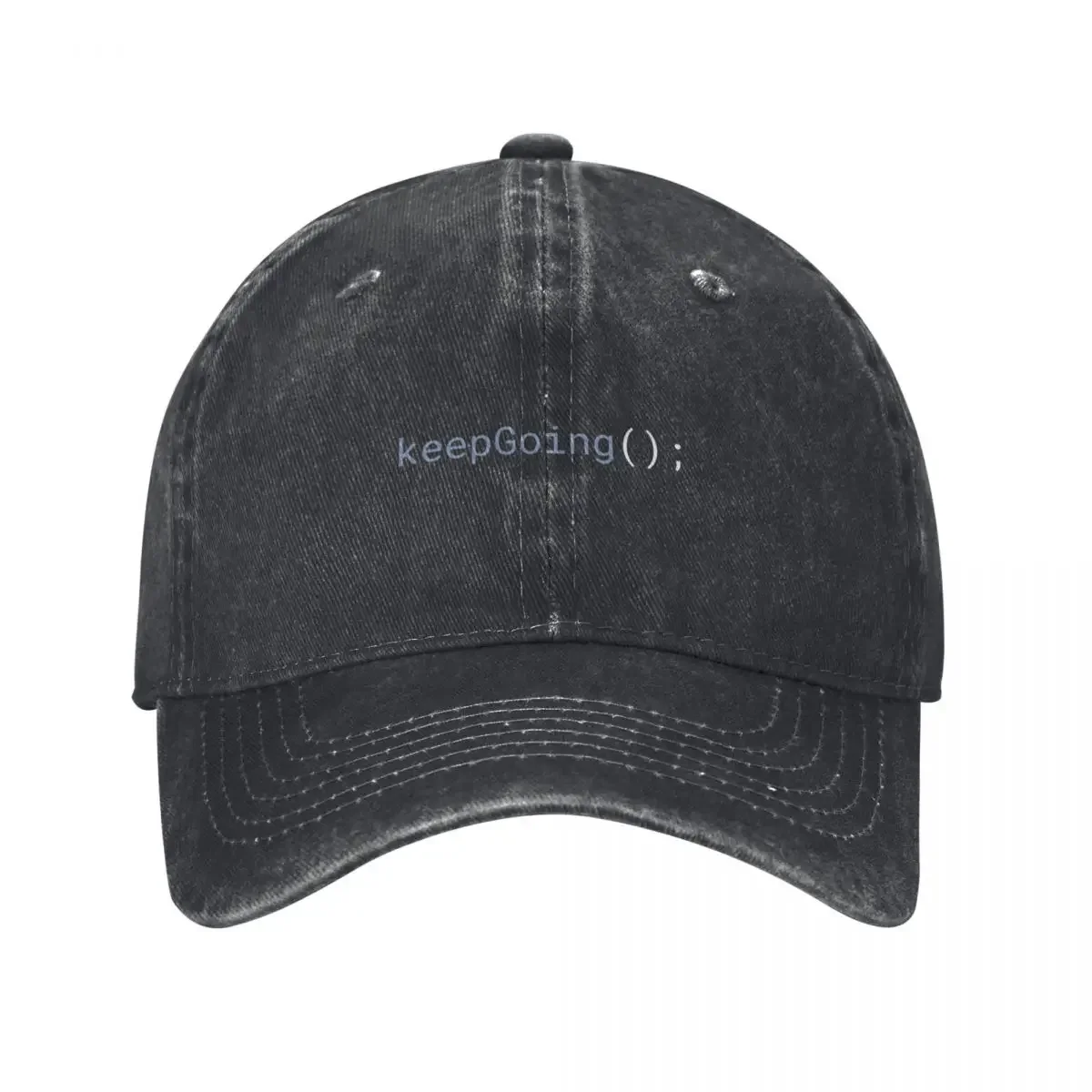 JavaScript - Keep Going Baseball Cap foam party Hat Big Size Hat Brand Man cap Women Men's