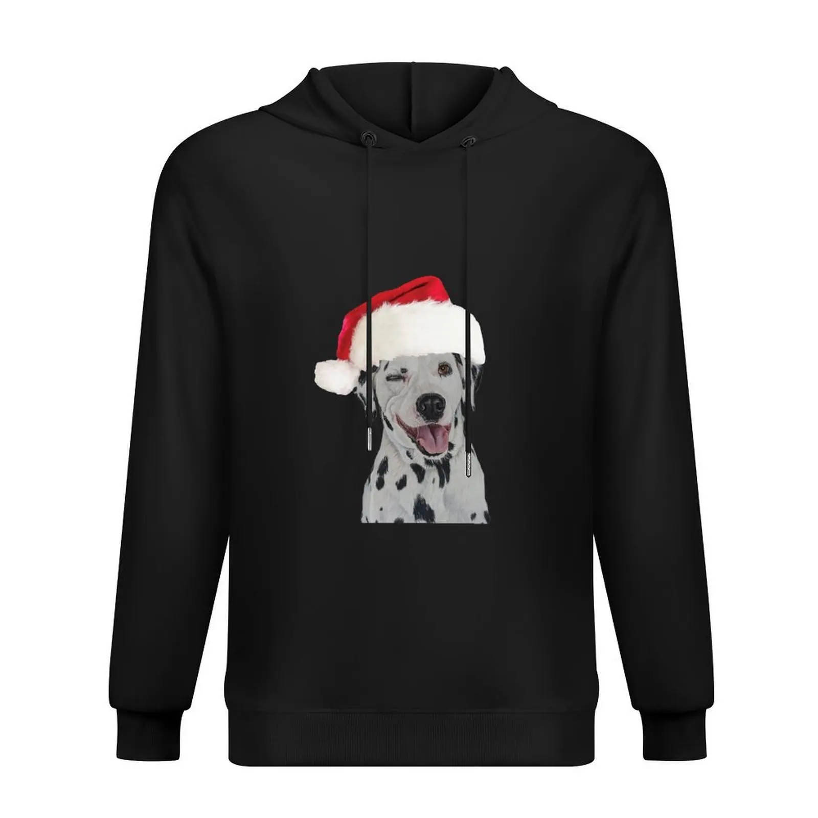 

Christmas Dalmation. Hoodie graphic t shirts men autumn clothes japanese style autumn jacket men hoodie oversize