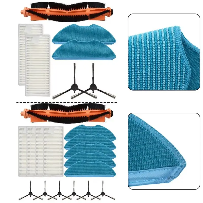 B59B Replacement Parts Kit for HomeRun 3000 Series XU3100 XU3110 XU3000 Vacuum Main Brush Filter Mop