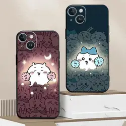 Cute Chiikawas Cartoon Cover Phone Case for iPhone 16 14 13 15 Pro Max 11 Pro 12 Mini SE X XS Max XR 7 8 TPU Soft