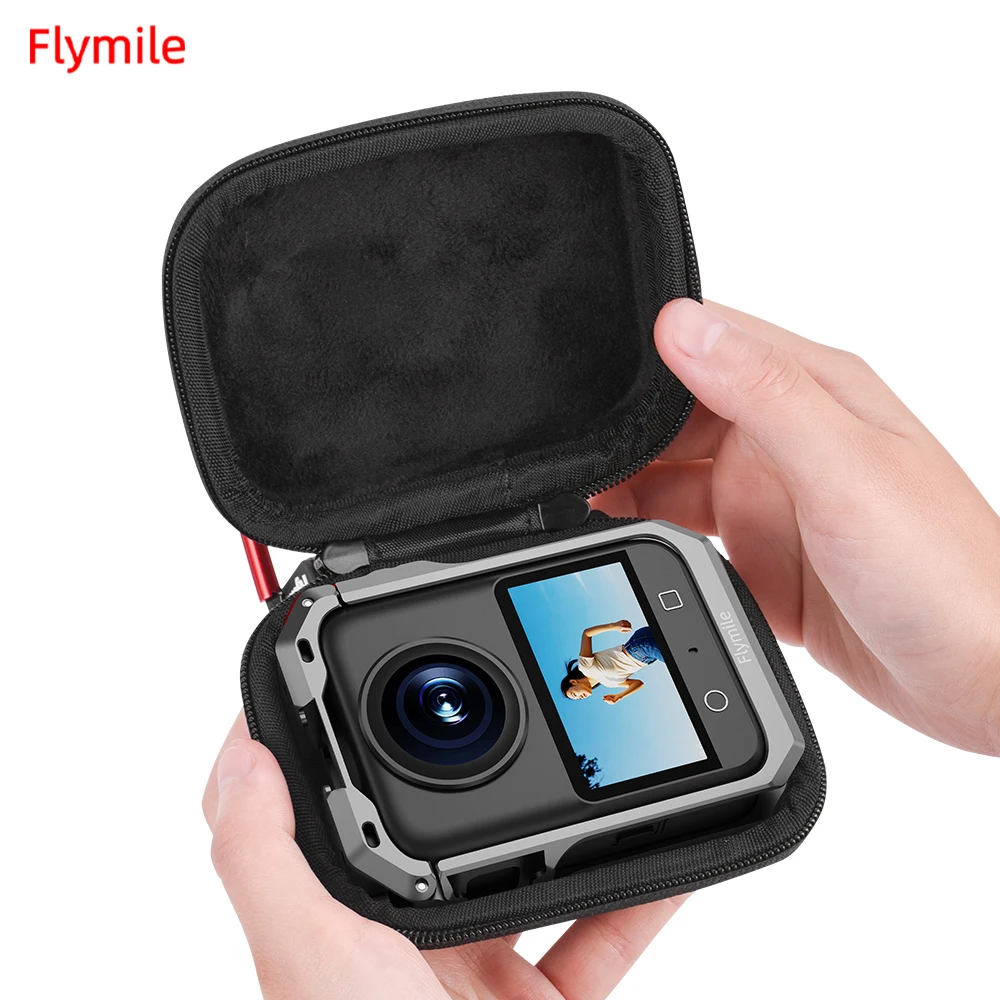 Flymile قفص حمل حقيبة ل DJI OSMO 360 حقيبة التخزين ملحقات الكاميرا الإطار المحمولة صندوق صغير قشرة صلبة المضادة للخدش
