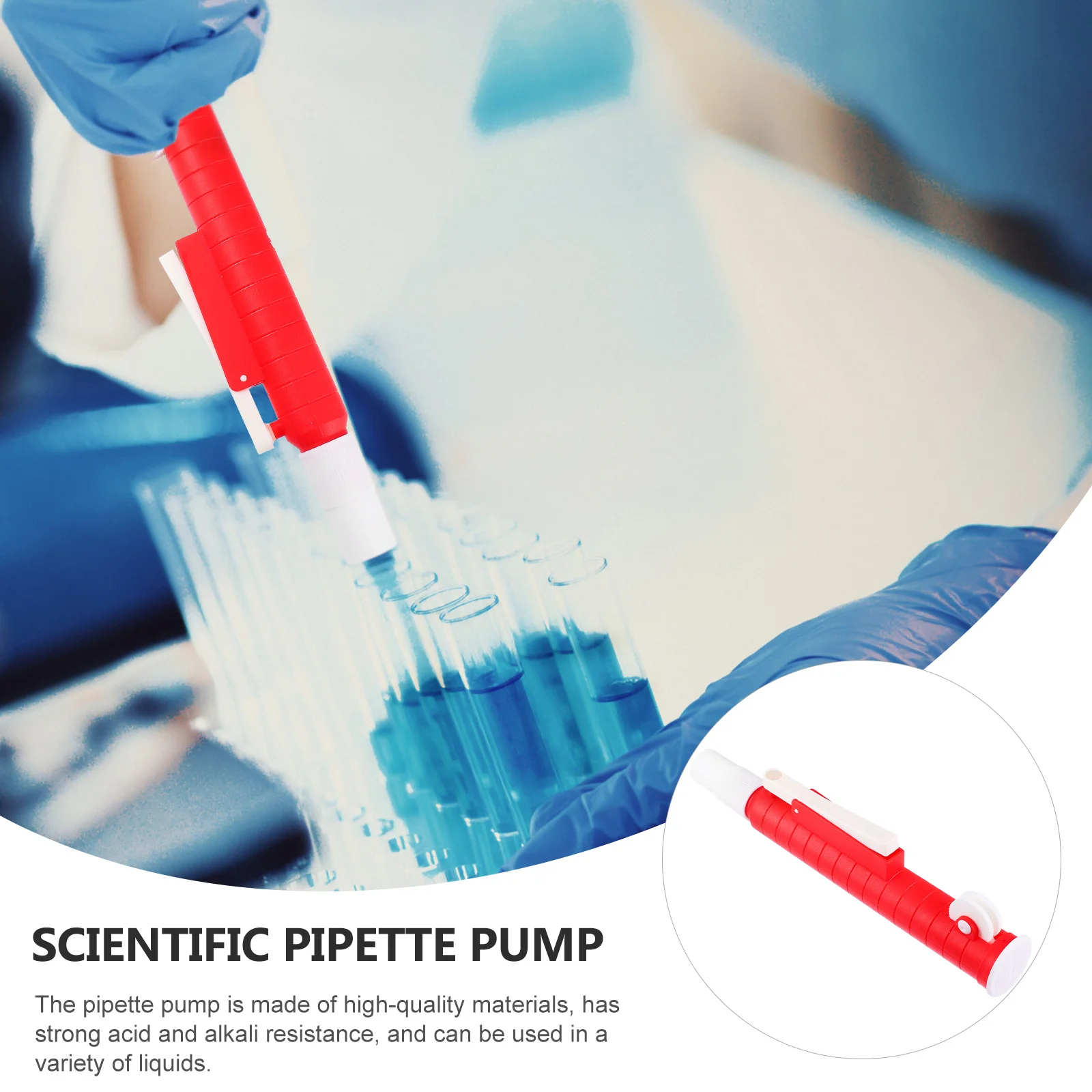 

Pipette Pipeline Liquid Extractor Laboratory Suction Bulb Tool Equipment Scientific Pump Red Dispensing