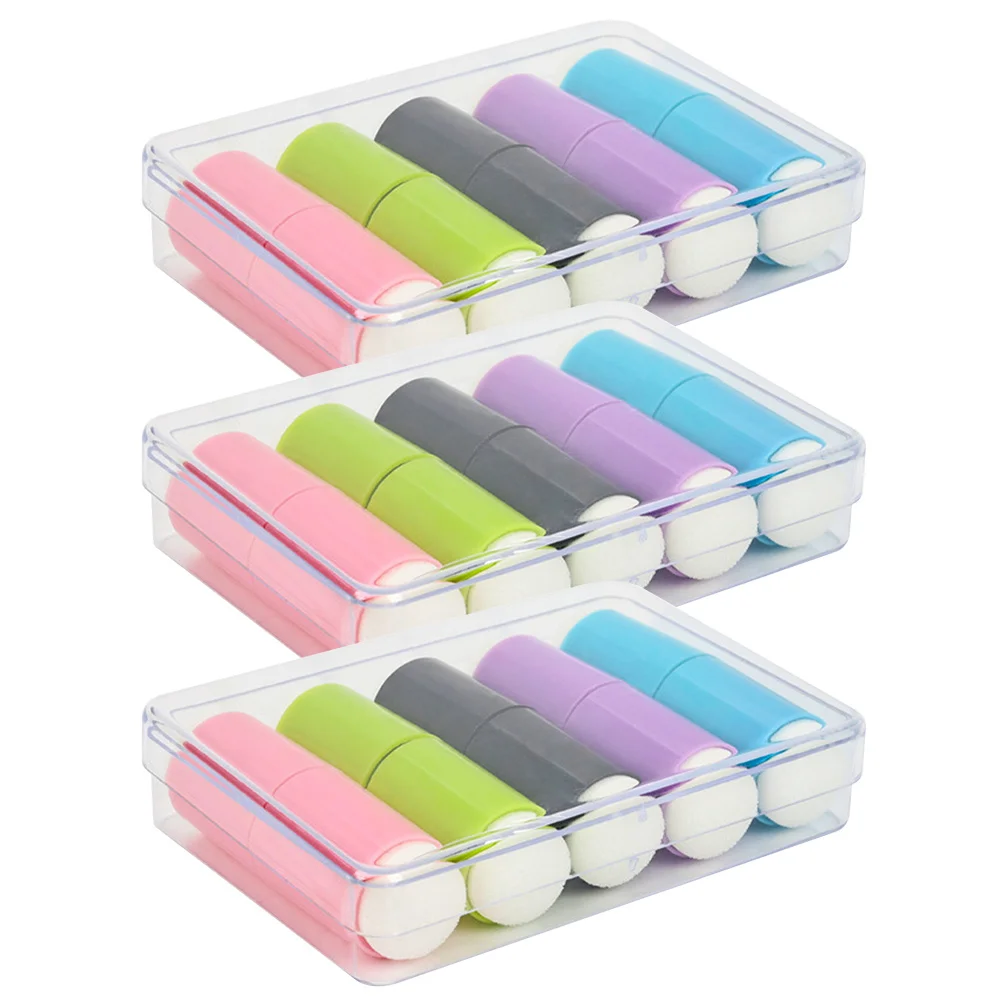 

30Pcs Nail Art Dotting Pen Sponge Heads Soft Round Replaceable Tips Manicure DIY Nail Polish Painting Tool Accessory