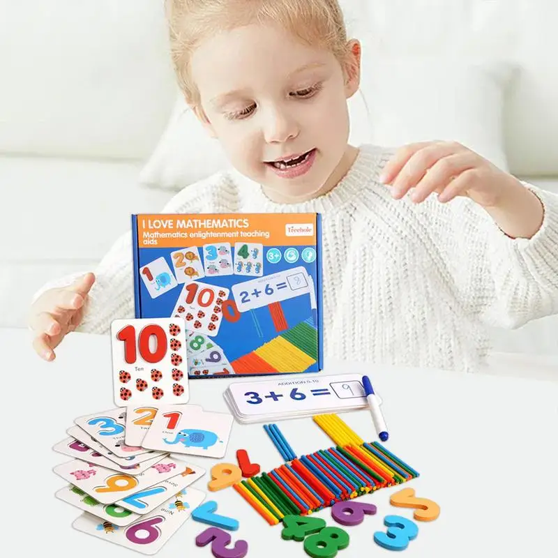 Counting Sticks Addition And Subtraction Games Educational Game Toys For Kids Montessori Math Games For Kids 4 5 6 Year Old Earl