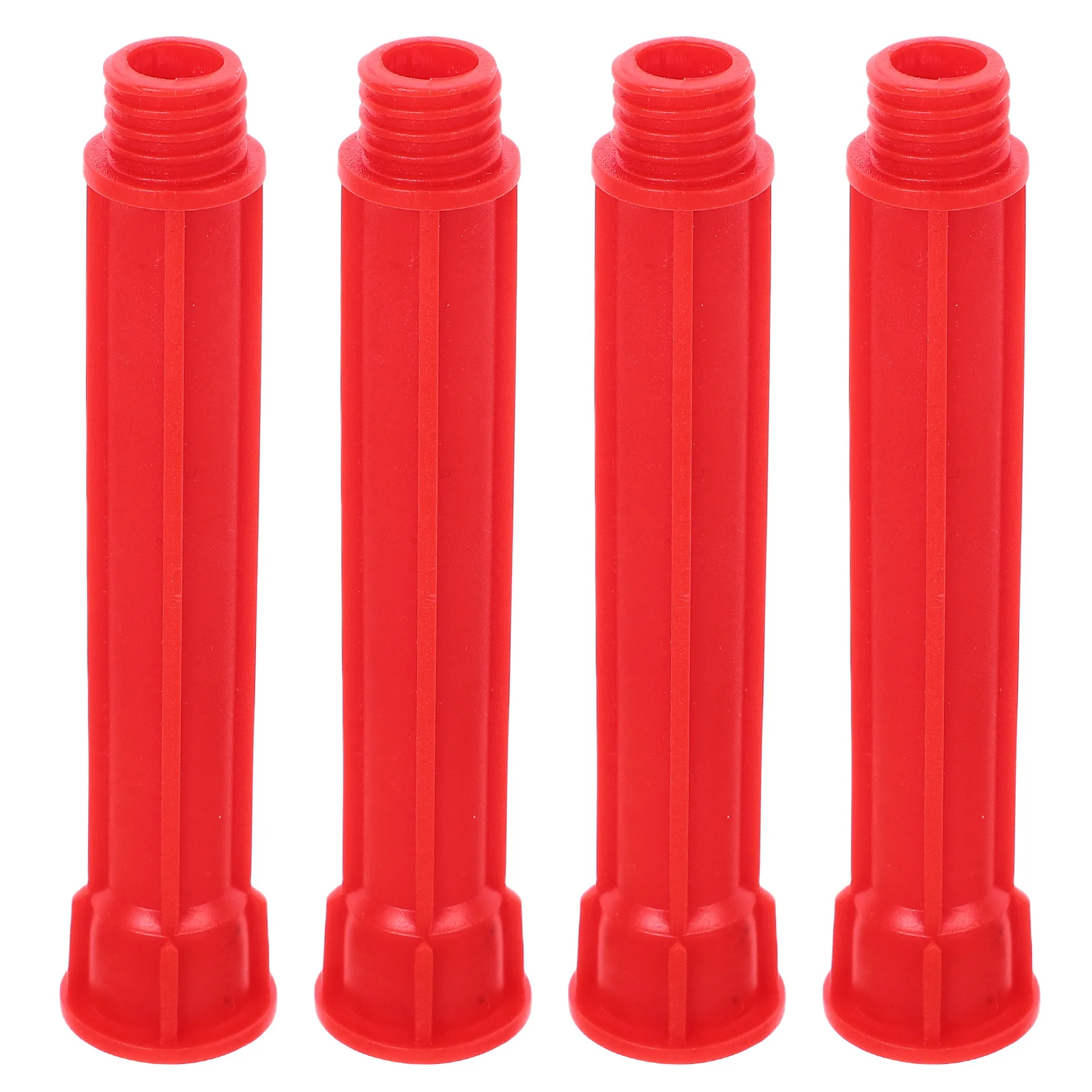 4pcs Caulking Nozzle Tips Plastic Caulk Applicator Extension For Hard-To-Reach Areas Structural Adhesive Tool Reusable Set
