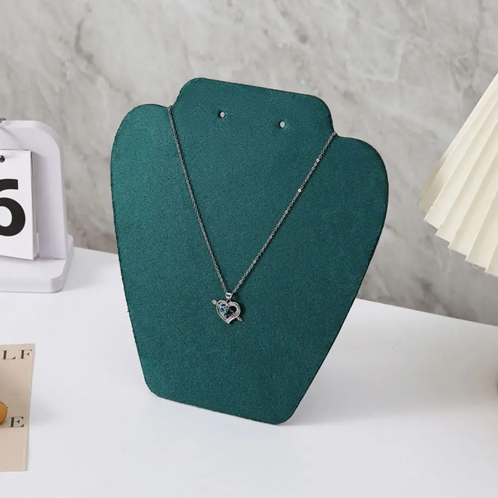 Folding Necklaces Easel Mannequin Bust Velvet Jewelry Collection Rack Earrings Jewelry Hanging Necklace Earrings Rings Pendant