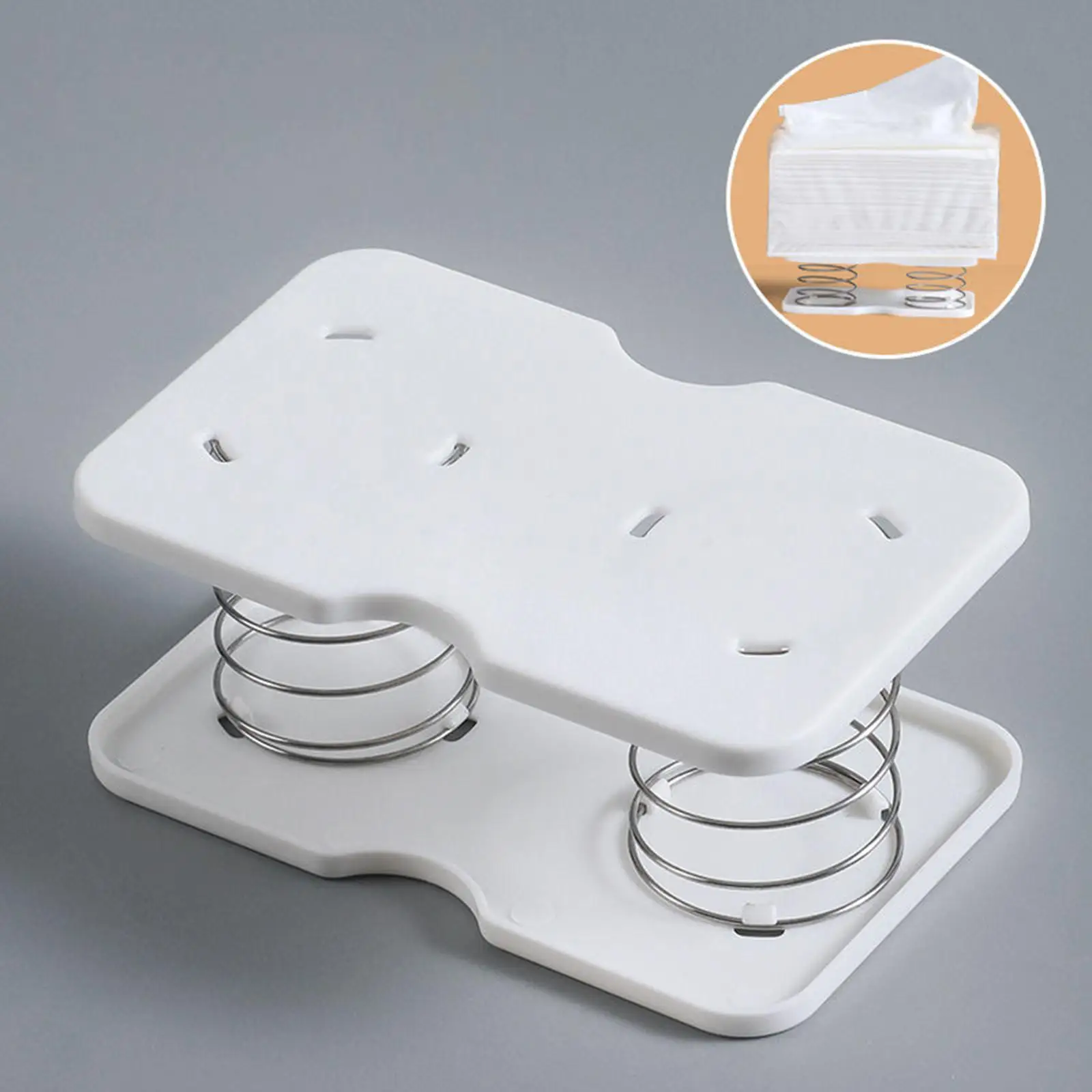 Tissue Box Spring Support Durable presents Bottom Support Storage Box Spring Sheet Bracket For Kitchen Office Room Living Room