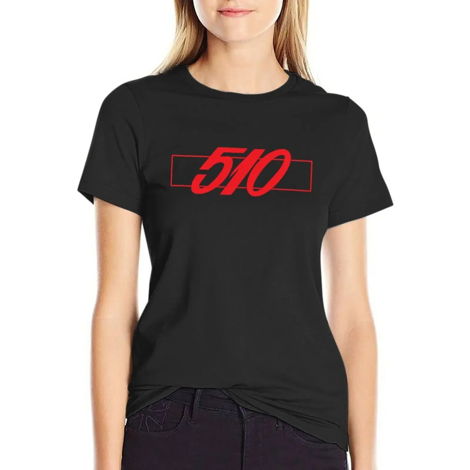 

Red Color Print Datsun-510 T-Shirt blanks quick-drying kawaii clothes sublime t shirts for Womens