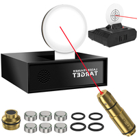 Dry Fire Laser Target with Laser Training Bullet 9x19mm 9x18mm Cartridge Laser Trainer for Shooting Target Reactive Practise