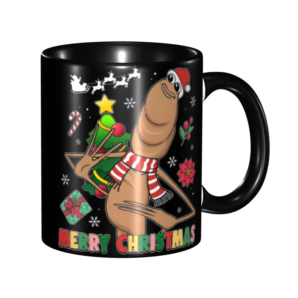 

Маркус Червь С Рождеством Мерч Кофейные кружки Kawaii Чайные чашки Подарки для женщин и мужчин