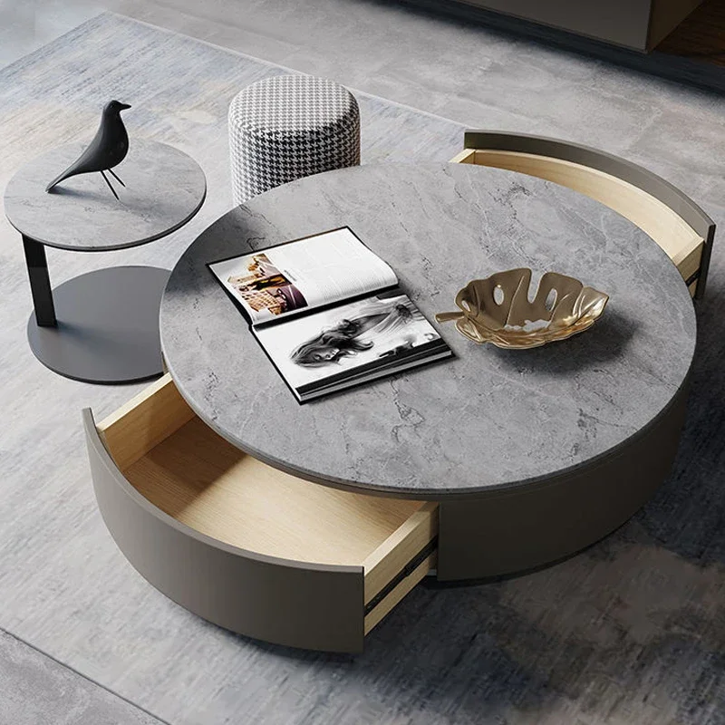 

-China Italy Cina Stone Coffee Table Living Room Furniture Coffee Table Wooden Square Coffee Table Luxury Set Modern Birch