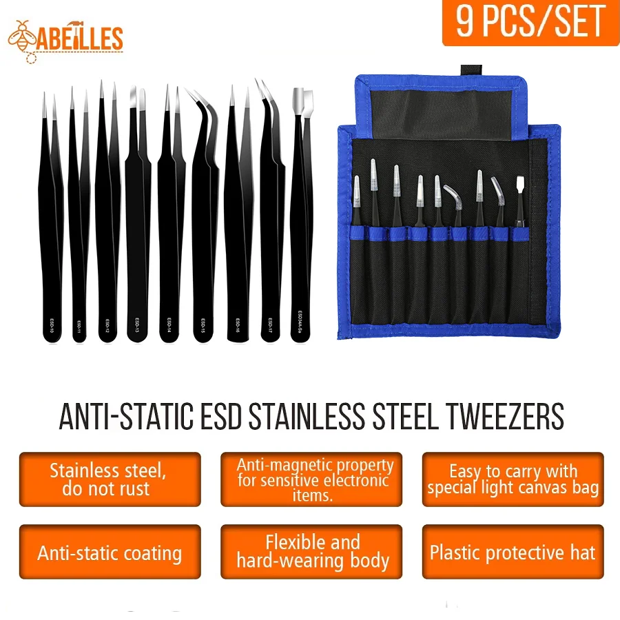 9PCS Anti-Static Es…