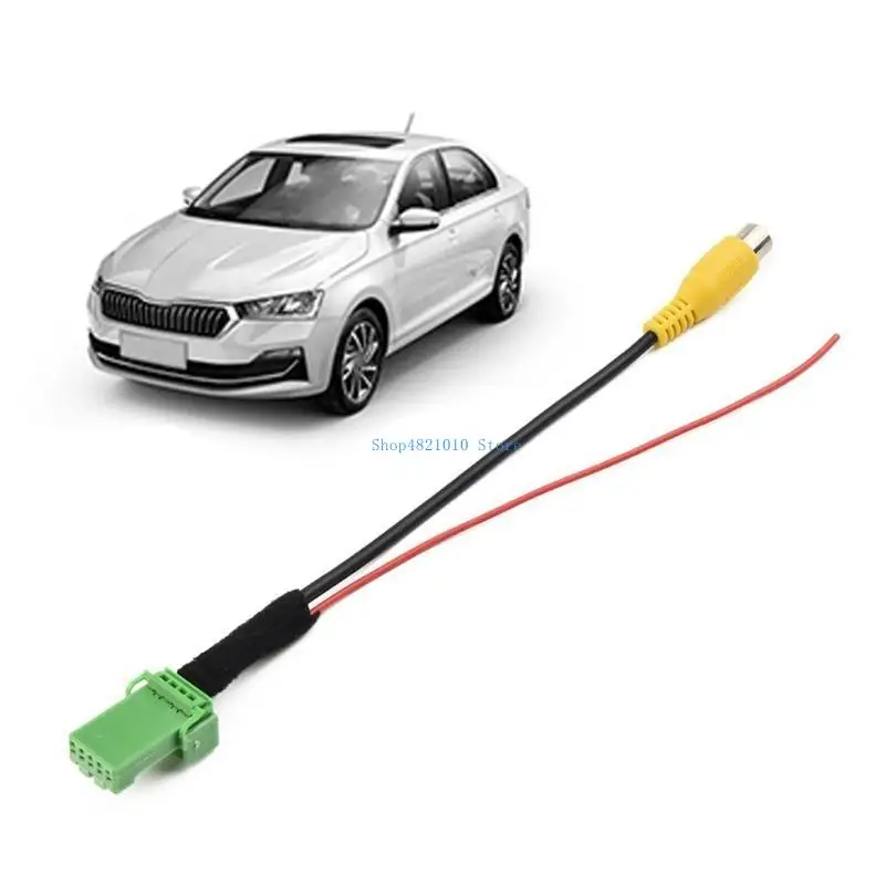

T3LF RCA Video Cable Adapter для RCA Video Reverse Parking Parking Camera Converted Cord